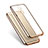 Silicone Transparent Matte Finish Frame Case for Xiaomi Redmi Note 4 Gold