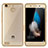 Silicone Transparent Matte Finish Frame Cover for Huawei Enjoy 5S Gold