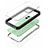 Silicone Transparent Mirror Frame Case 360 Degrees for Apple iPhone 12 Black
