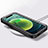 Silicone Transparent Mirror Frame Case 360 Degrees for Apple iPhone 12 Mini Black