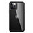 Silicone Transparent Mirror Frame Case 360 Degrees for Apple iPhone 12 Pro Black