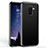 Silicone Transparent Mirror Frame Case 360 Degrees for Samsung Galaxy A9 Star Lite Black