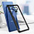 Silicone Transparent Mirror Frame Case 360 Degrees for Samsung Galaxy Note 9 Black