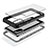 Silicone Transparent Mirror Frame Case 360 Degrees for Samsung Galaxy S20 Black