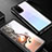 Silicone Transparent Mirror Frame Case 360 Degrees for Samsung Galaxy S20 Plus 5G Black