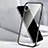 Silicone Transparent Mirror Frame Case 360 Degrees T02 for Apple iPhone Xs Black