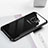 Silicone Transparent Mirror Frame Case 360 Degrees T02 for Samsung Galaxy S9 Black