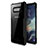 Silicone Transparent Mirror Frame Case 360 Degrees T03 for Samsung Galaxy Note 8 Duos N950F Black