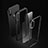 Silicone Transparent Mirror Frame Case 360 Degrees T08 for Apple iPhone Xs Max Black