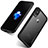 Silicone Transparent Mirror Frame Case 360 Degrees T10 for Apple iPhone X Black