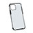Silicone Transparent Mirror Frame Case Cover for Apple iPhone 12