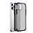 Silicone Transparent Mirror Frame Case Cover for Apple iPhone 12 Pro