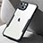 Silicone Transparent Mirror Frame Case Cover for Apple iPhone 13