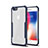 Silicone Transparent Mirror Frame Case Cover for Apple iPhone 6 Blue