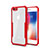 Silicone Transparent Mirror Frame Case Cover for Apple iPhone 6 Red