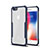 Silicone Transparent Mirror Frame Case Cover for Apple iPhone 6S Blue