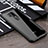 Silicone Transparent Mirror Frame Case Cover for LG G7 Black