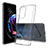 Silicone Transparent Mirror Frame Case Cover for Motorola Moto Edge 20 Pro 5G