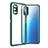 Silicone Transparent Mirror Frame Case Cover for Realme X7 5G