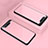 Silicone Transparent Mirror Frame Case Cover for Samsung Galaxy A90 4G