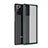 Silicone Transparent Mirror Frame Case Cover for Samsung Galaxy Note 20 5G Green
