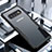 Silicone Transparent Mirror Frame Case Cover for Samsung Galaxy S10 Plus Black