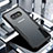 Silicone Transparent Mirror Frame Case Cover for Samsung Galaxy S10e Black