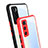Silicone Transparent Mirror Frame Case Cover for Vivo V20 SE