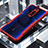 Silicone Transparent Mirror Frame Case Cover for Xiaomi Mi 9T Red