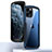 Silicone Transparent Mirror Frame Case Cover H01 for Apple iPhone 12 Pro