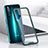 Silicone Transparent Mirror Frame Case Cover H01 for Huawei Honor 20 Green