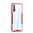 Silicone Transparent Mirror Frame Case Cover H01 for Huawei Honor 20 Red