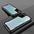 Silicone Transparent Mirror Frame Case Cover H01 for Huawei Honor View 30 Pro 5G Black