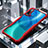 Silicone Transparent Mirror Frame Case Cover H01 for Huawei Nova 5i Red