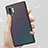 Silicone Transparent Mirror Frame Case Cover H01 for Samsung Galaxy Note 10 Plus