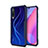 Silicone Transparent Mirror Frame Case Cover H01 for Xiaomi Mi A3 Blue