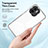 Silicone Transparent Mirror Frame Case Cover H01P for Xiaomi Poco C51