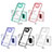 Silicone Transparent Mirror Frame Case Cover H01P for Xiaomi Poco X3 NFC