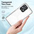 Silicone Transparent Mirror Frame Case Cover H01P for Xiaomi Redmi Note 11 Pro+ Plus 5G
