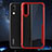 Silicone Transparent Mirror Frame Case Cover H02 for Huawei P20