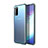 Silicone Transparent Mirror Frame Case Cover H02 for Samsung Galaxy S20 5G