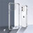 Silicone Transparent Mirror Frame Case Cover H04 for Apple iPhone 12 Mini