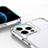 Silicone Transparent Mirror Frame Case Cover H07 for Apple iPhone 12 Pro