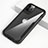 Silicone Transparent Mirror Frame Case Cover M01 for Apple iPhone 12 Pro Black