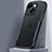 Silicone Transparent Mirror Frame Case Cover M01 for Apple iPhone 13