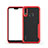 Silicone Transparent Mirror Frame Case Cover M01 for Huawei Nova 3e Red