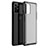 Silicone Transparent Mirror Frame Case Cover M01 for OnePlus 8T 5G