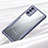 Silicone Transparent Mirror Frame Case Cover M01 for Samsung Galaxy Note 20 5G