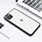 Silicone Transparent Mirror Frame Case Cover M02 for Apple iPhone 11 Pro