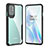 Silicone Transparent Mirror Frame Case Cover M02 for OnePlus 8T 5G Black